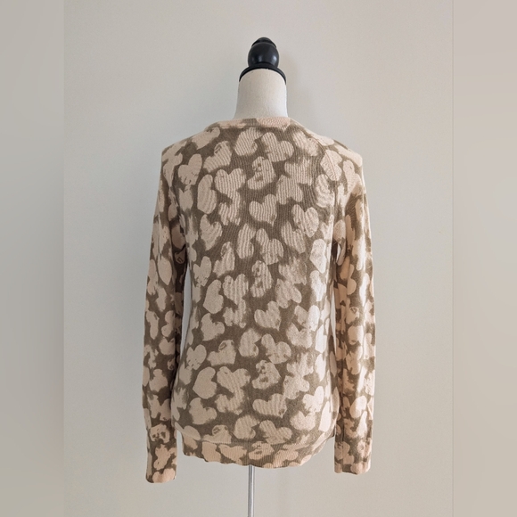 Like new S Equipment cashmere heart patterned crewneck sweater - Picture 5 of 12